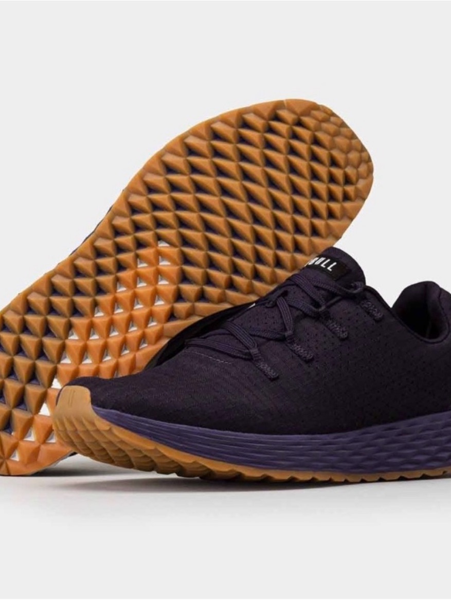 Nobull Ripstop Women’s Lightweight Running Shoes - Plum With Gum Sole